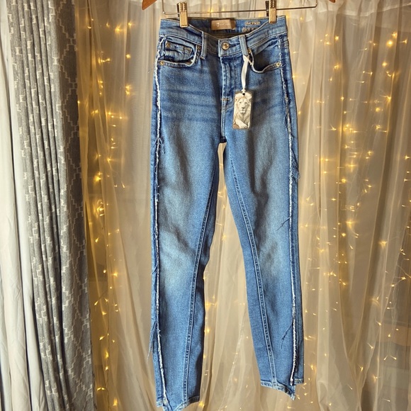 7 for all mankind luxe vintage ankle skinny Jean denim - Picture 1 of 3